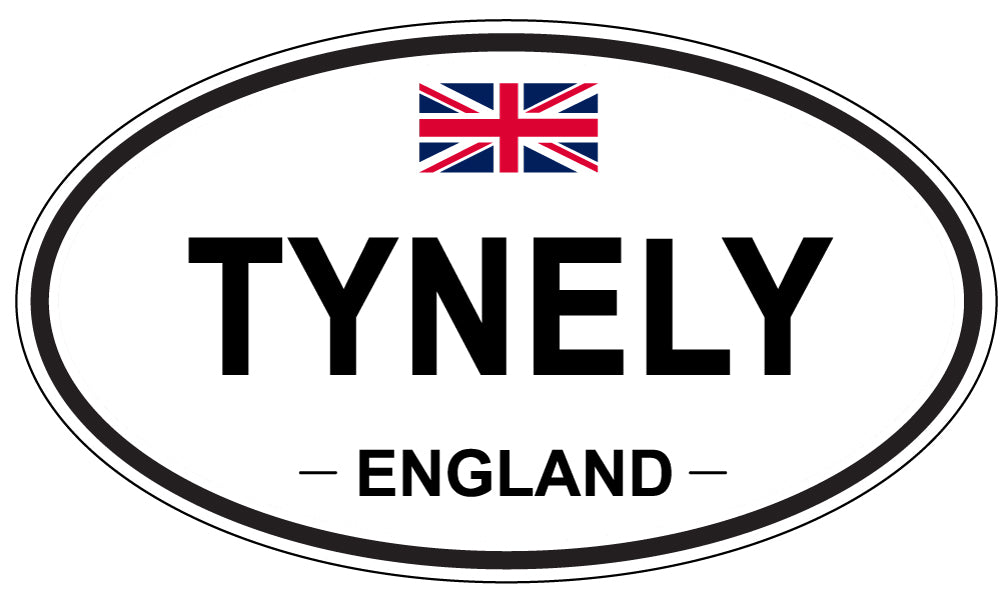 TYNELY, England - Oval Magnet