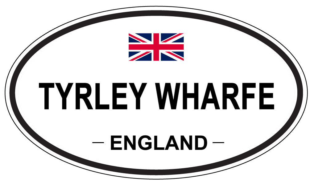 TYRLEY WHARFE, England - Oval Magnet