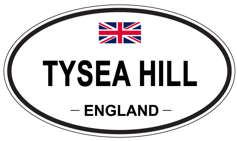 TYSEA HILL, England - Oval Magnet