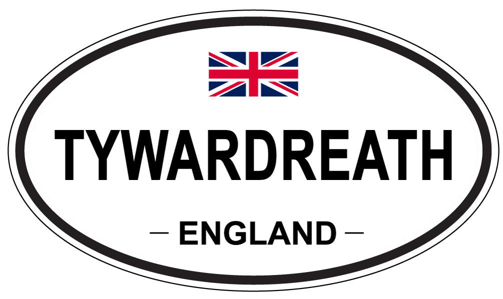 TYWARDREATH, England - Oval Magnet