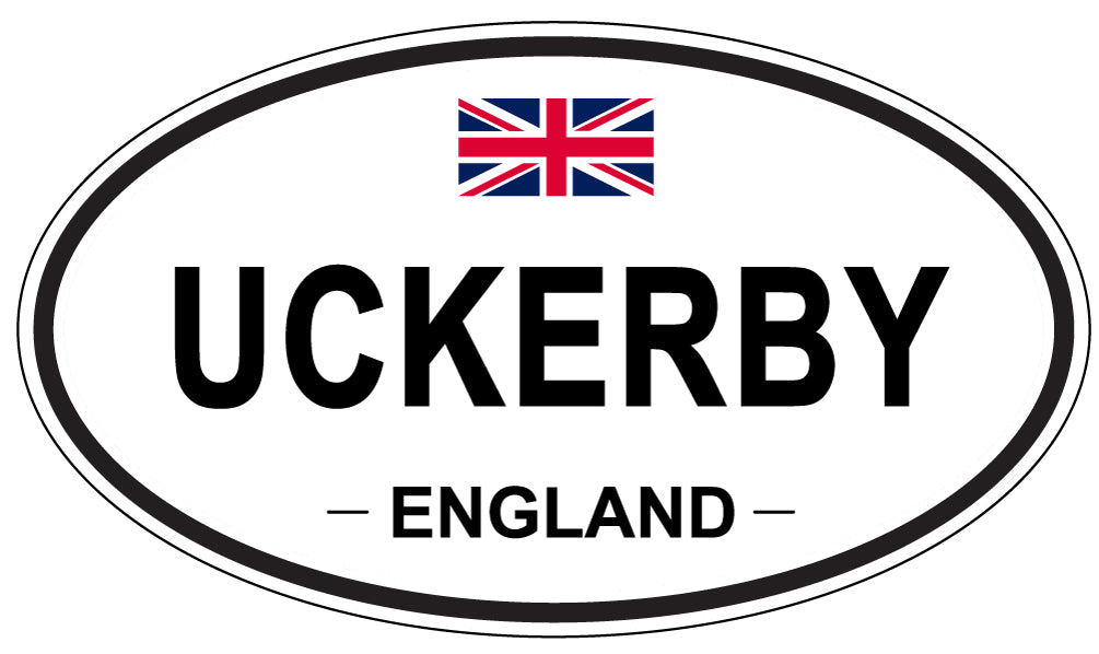 UCKERBY, England - Oval Magnet