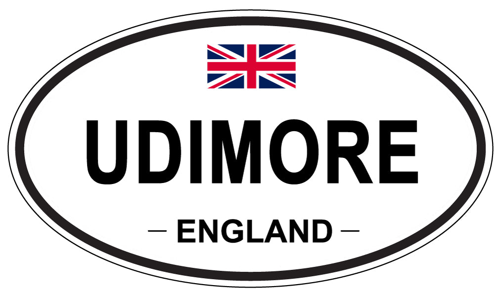 UDIMORE, England - Oval Magnet