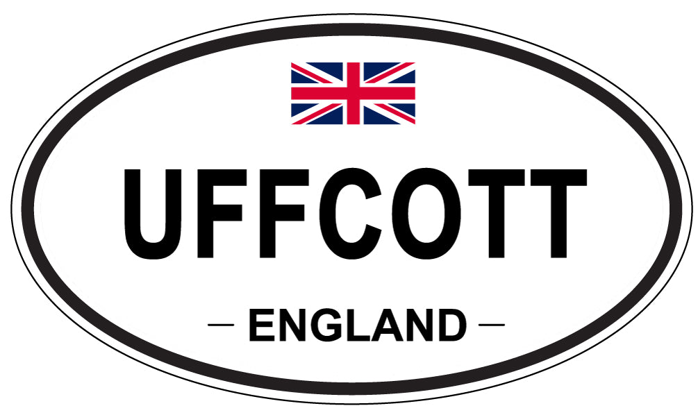 UFFCOTT, England - Oval Magnet