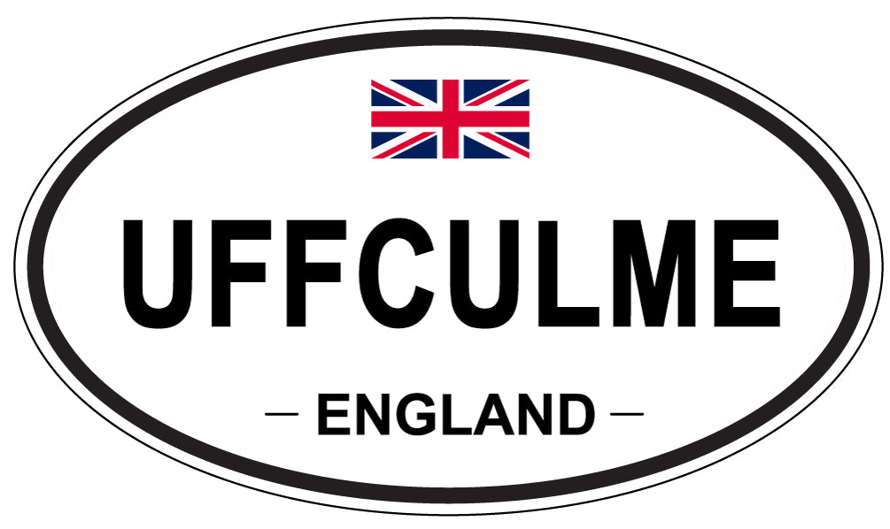 UFFCULME, England - Oval Magnet