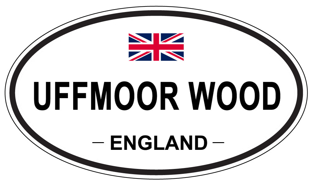 UFFMOOR WOOD, England - Oval Magnet