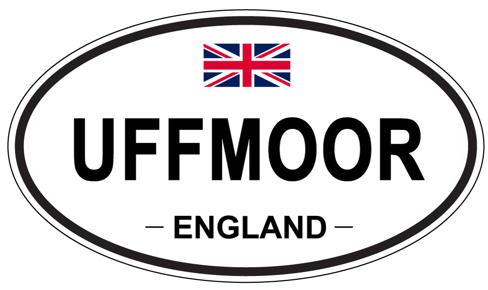 UFFMOOR, England - Oval Magnet