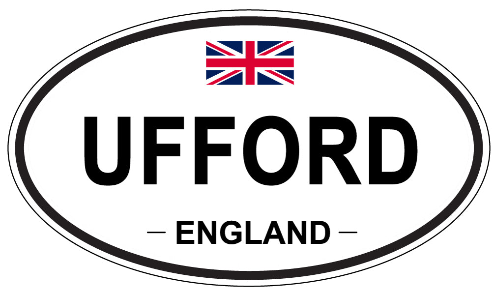 UFFORD, England - Oval Magnet