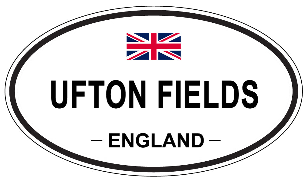 UFTON FIELDS, England - Oval Magnet
