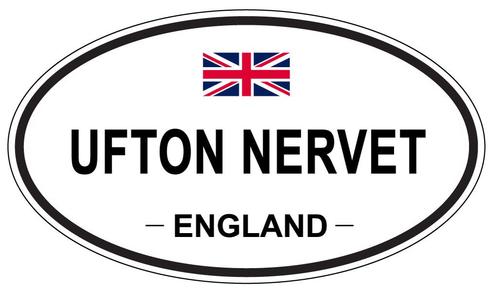 UFTON NERVET, England - Oval Magnet