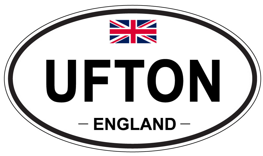 UFTON, England - Oval Magnet