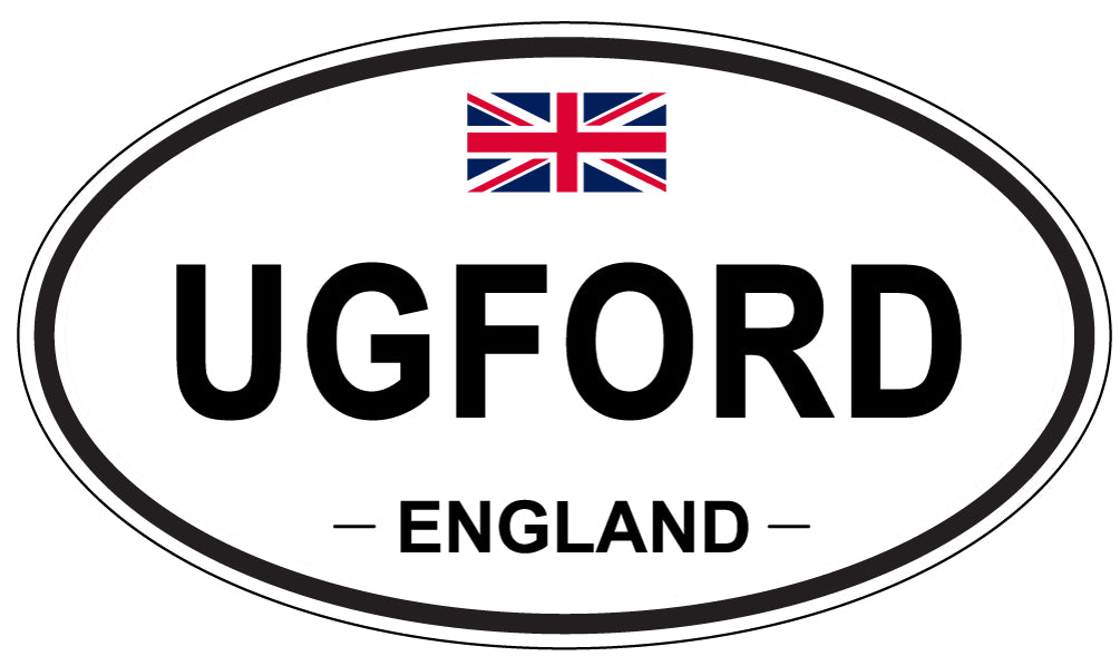 UGFORD, England - Oval Magnet