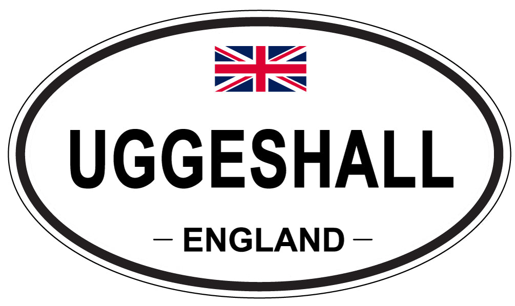 UGGESHALL, England - Oval Magnet