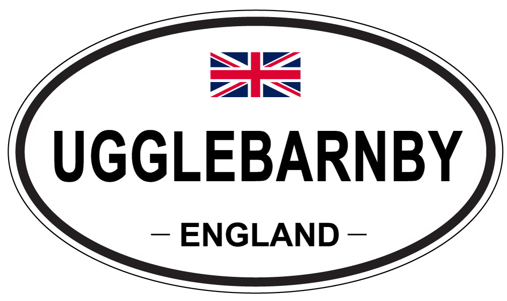 UGGLEBARNBY, England - Oval Magnet