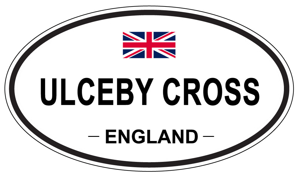ULCEBY CROSS, England - Oval Magnet