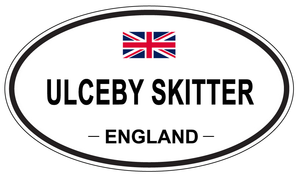 ULCEBY SKITTER, England - Oval Magnet