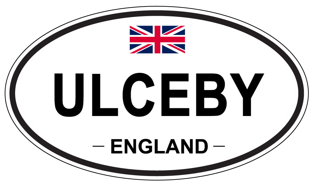 ULCEBY, England - Oval Magnet