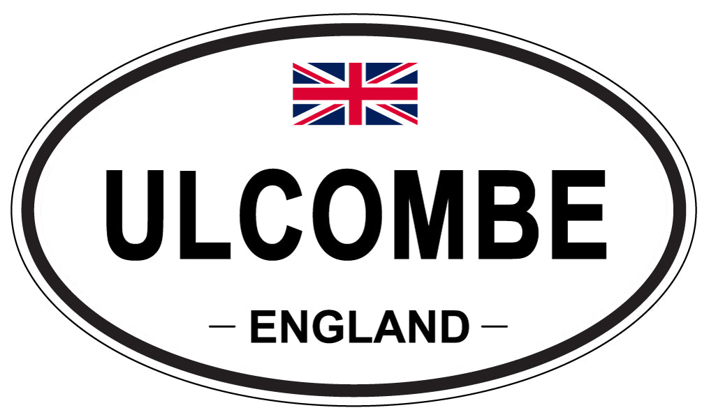 ULCOMBE, England - Oval Magnet