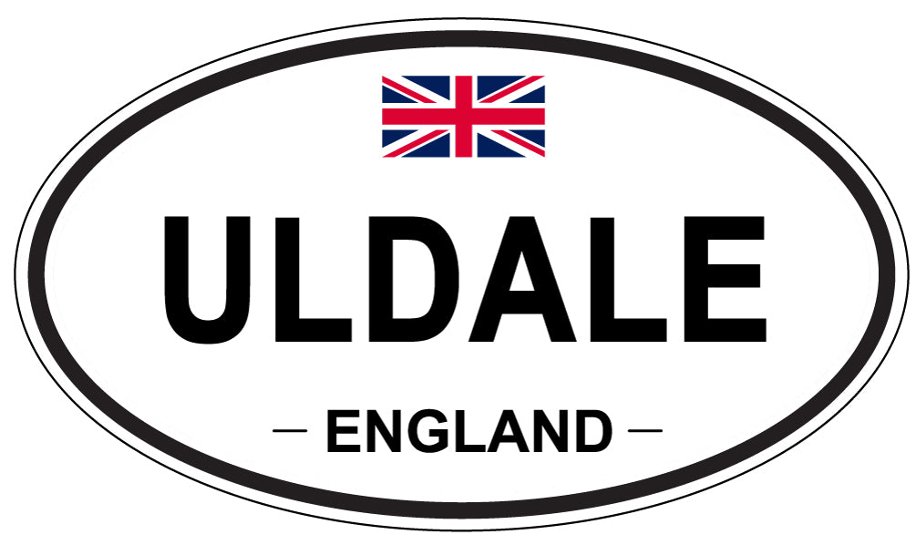 ULDALE, England - Oval Magnet