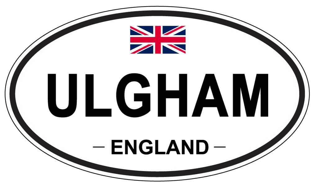 ULGHAM, England - Oval Magnet