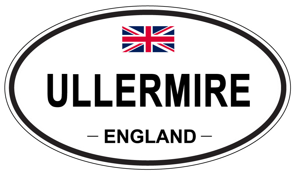 ULLERMIRE, England - Oval Magnet