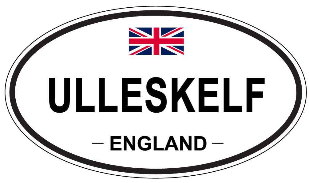 ULLESKELF, England - Oval Magnet