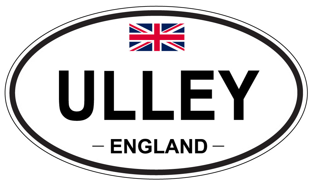 ULLEY, England - Oval Magnet