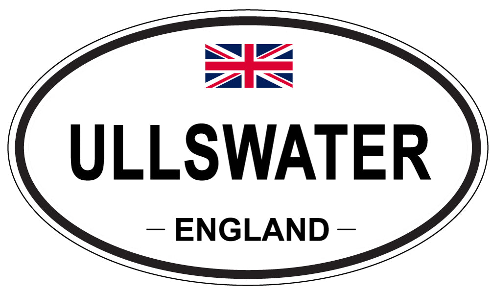 ULLSWATER, England - Oval Magnet