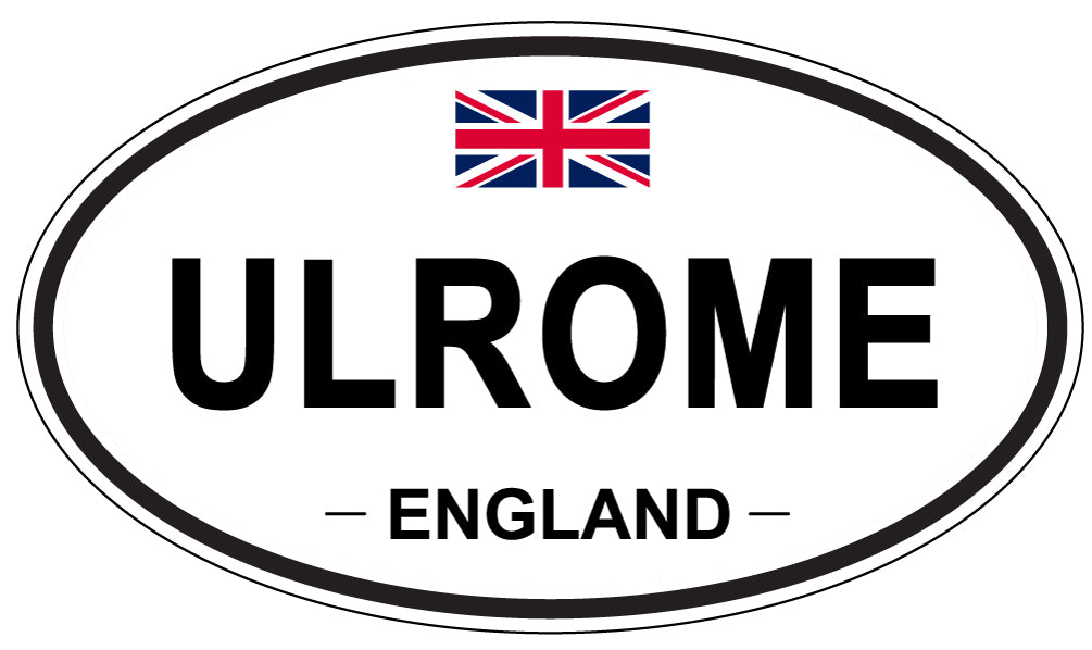 ULROME, England - Oval Magnet