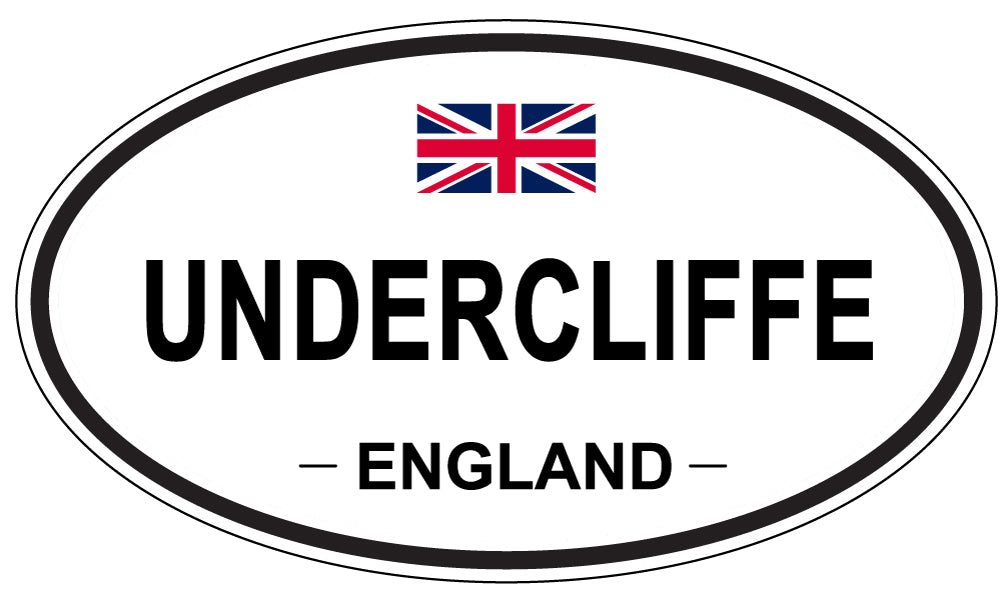 UNDERCLIFFE, England - Oval Magnet