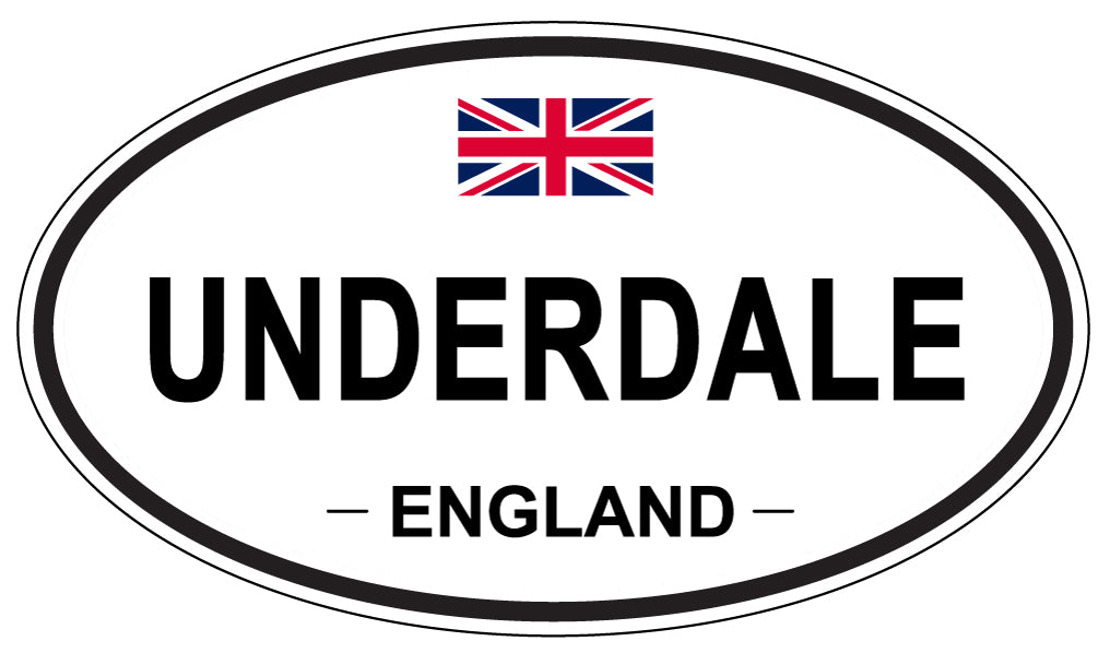 UNDERDALE, England - Oval Magnet