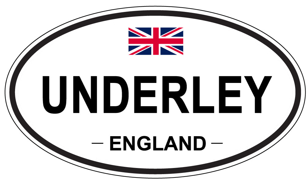 UNDERLEY, England - Oval Magnet