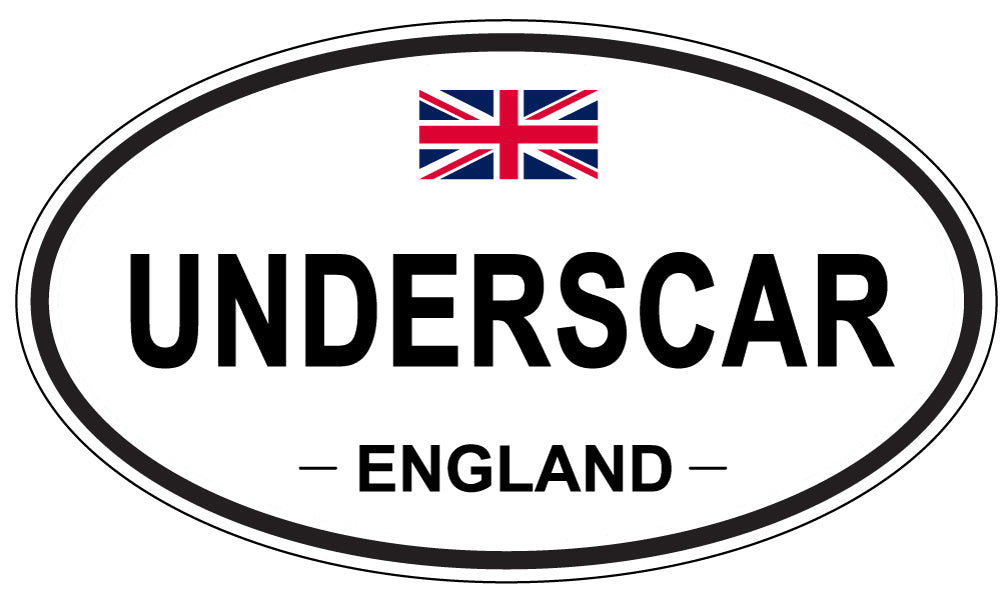UNDERSCAR, England - Oval Magnet
