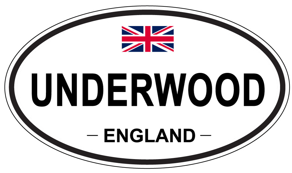 UNDERWOOD, England - Oval Magnet