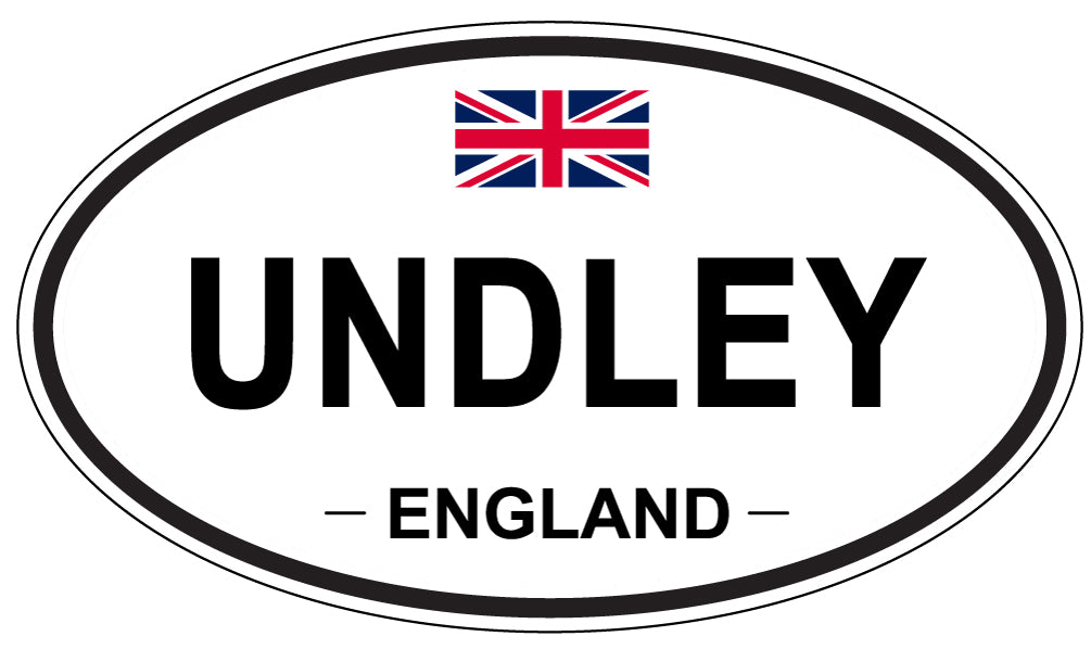 UNDLEY, England - Oval Magnet