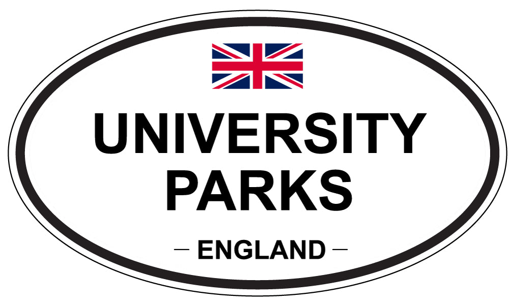 UNIVERSITY PARKS, England - Oval Magnet
