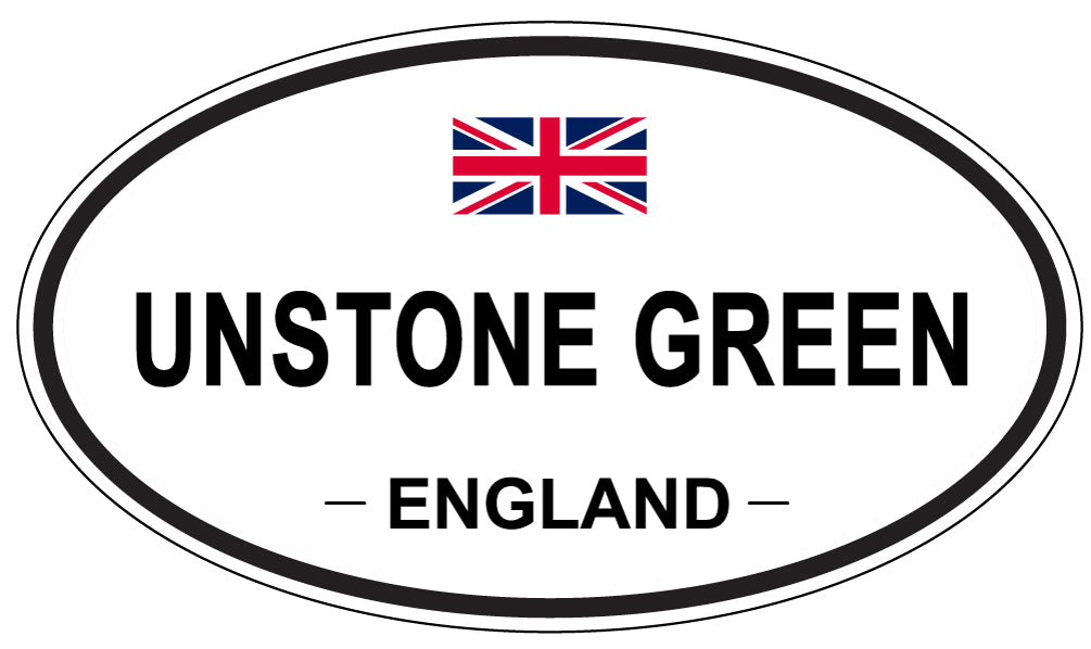 UNSTONE GREEN, England - Oval Magnet
