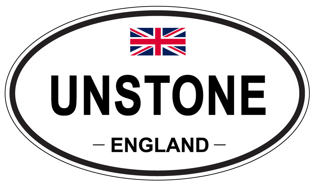 UNSTONE, England - Oval Magnet