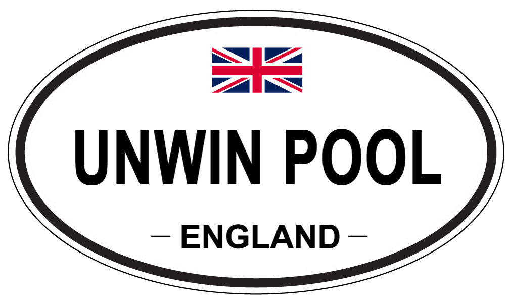 UNWIN POOL, England - Oval Magnet