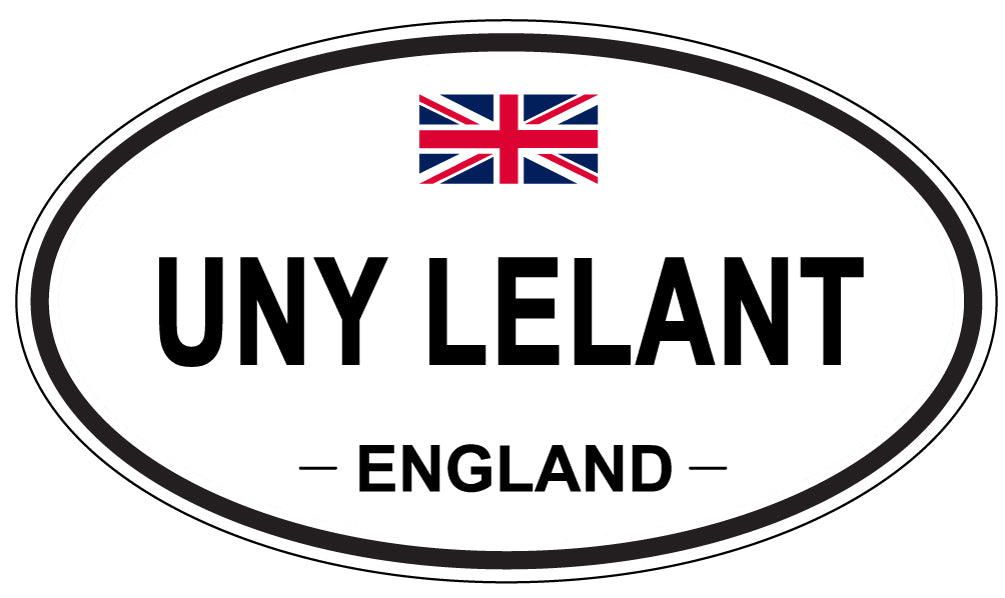 UNY LELANT, England - Oval Magnet