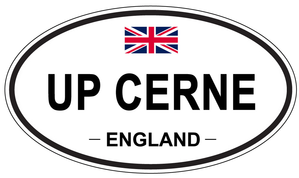 UP CERNE, England - Oval Magnet