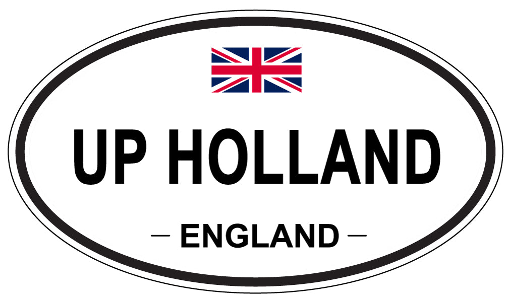 UP HOLLAND, England - Oval Magnet