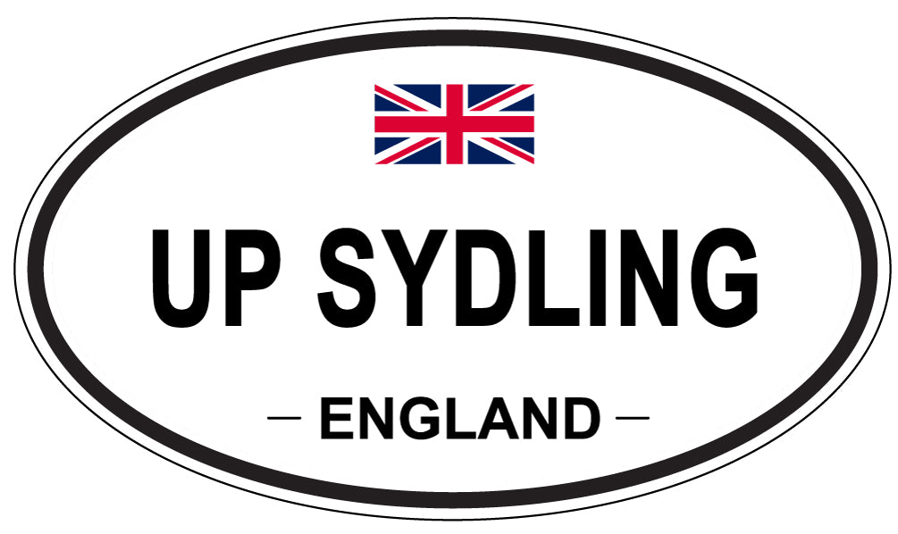 UP SYDLING, England - Oval Magnet