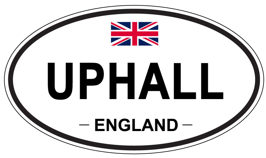 UPHALL, England - Oval Magnet