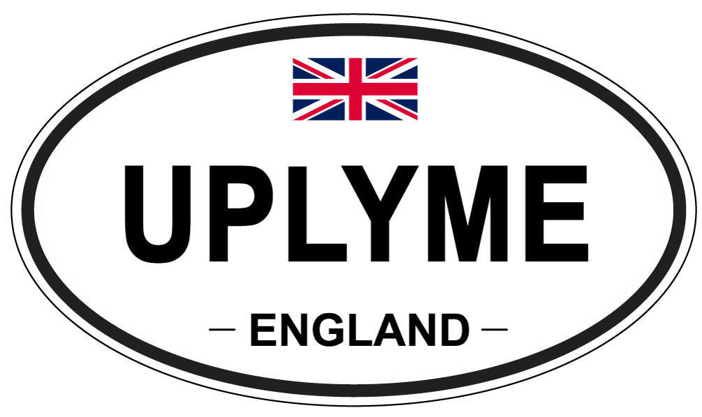 UPLYME, England - Oval Magnet
