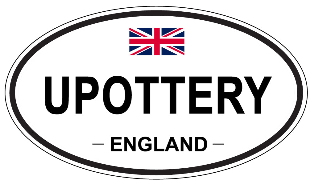 UPOTTERY, England - Oval Magnet