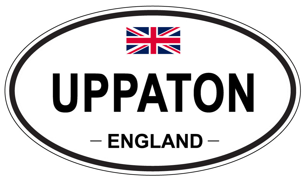 UPPATON, England - Oval Magnet