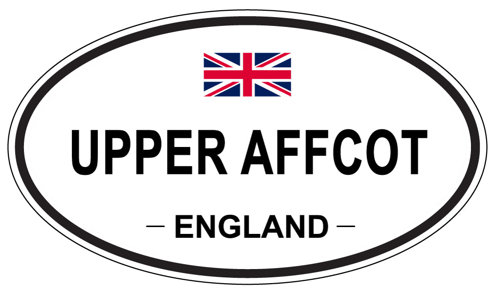 UPPER AFFCOT, England - Oval Magnet