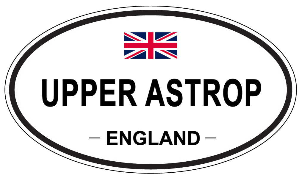 UPPER ASTROP, England - Oval Magnet