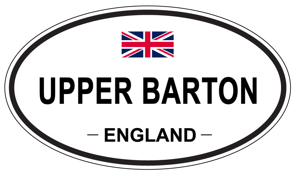 UPPER BARTON, England - Oval Magnet