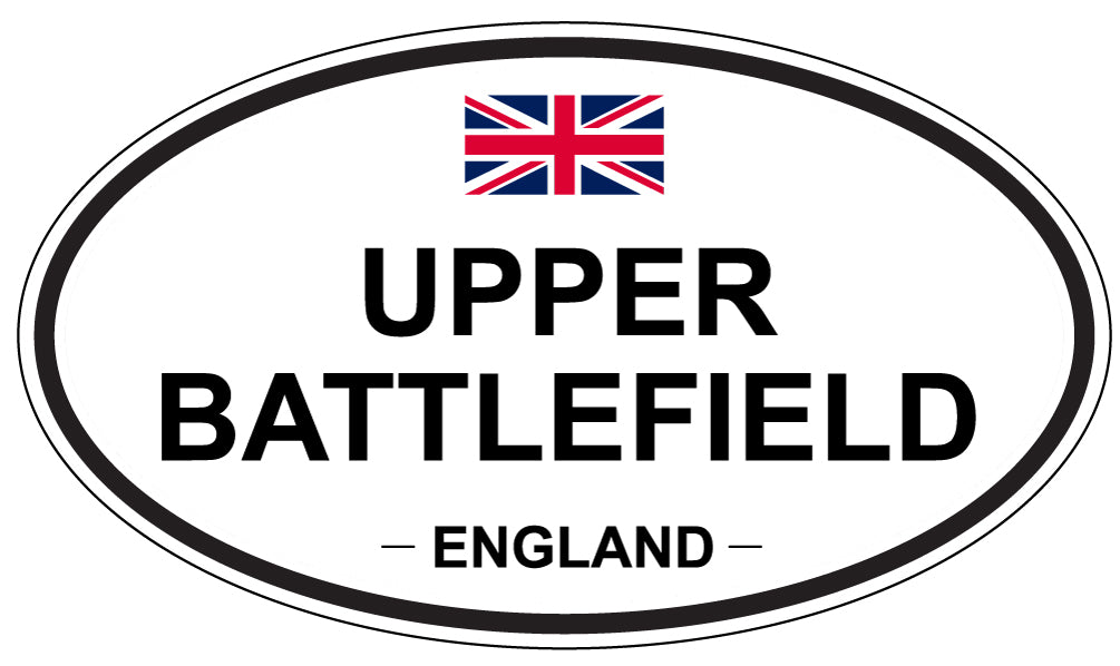 UPPER BATTLEFIELD, England - Oval Magnet